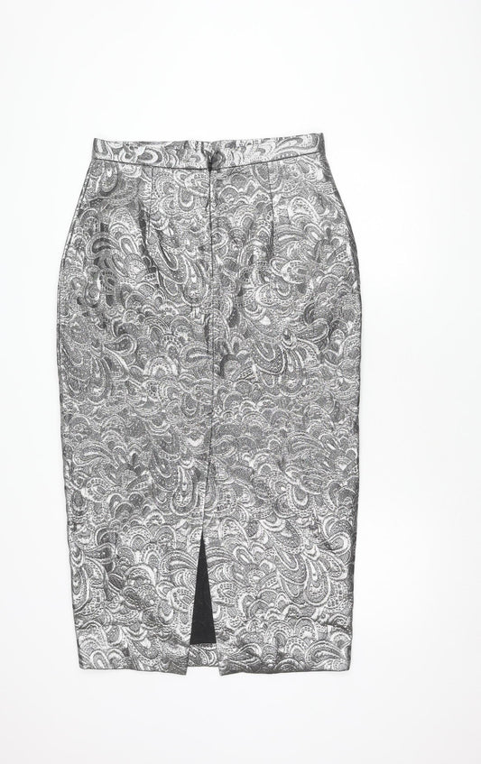 Topshop Women's Black Pencil Skirt, Size 16