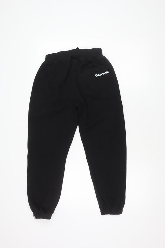 Money Boys Black Jogger Trousers - Size 13 Years