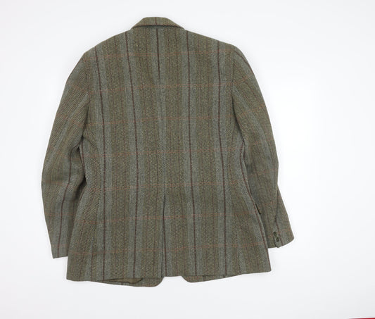 John Brocklehurst Men's Brown Tweed Blazer Size 40