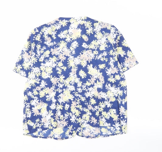 Eastex Women's Blue Floral Blouse, Size 20