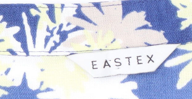 Eastex Women's Blue Floral Blouse, Size 20