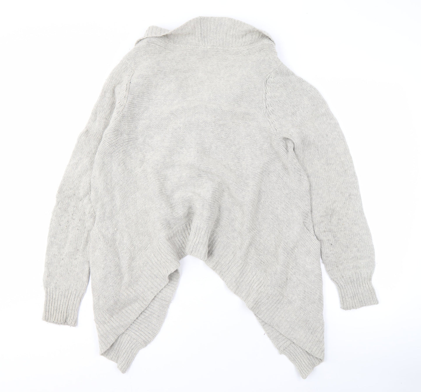 White Stuff Women's Grey Open Front Cardigan Size 14