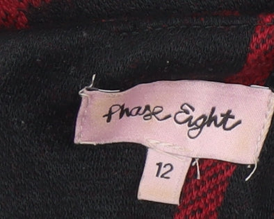 Phase Eight Women’s Black Check Sheath Dress Size 12