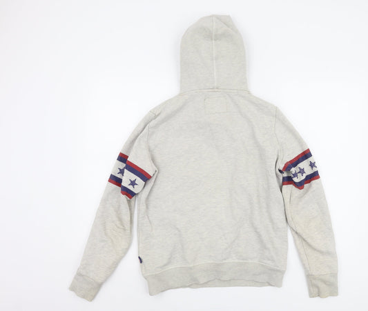 SuperDry Women's Beige Pullover Hoodie Size 12