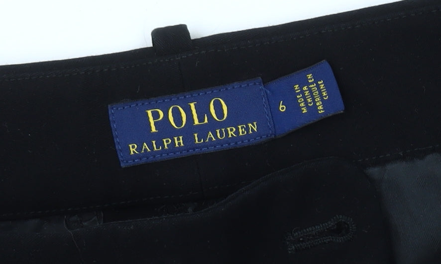 Polo Ralph Lauren Women's Black Trousers, Size 6