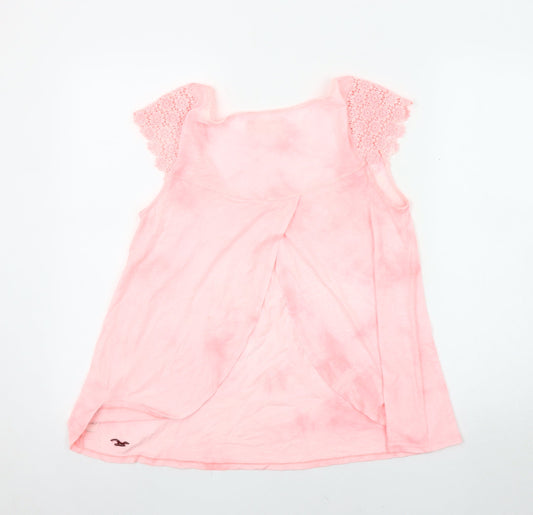 Hollister Women's Pink Tunic Tee S