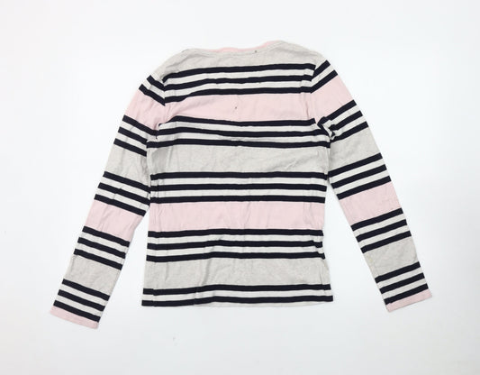 Tommy Hilfiger Women's Striped T-Shirt, Multicoloured, L