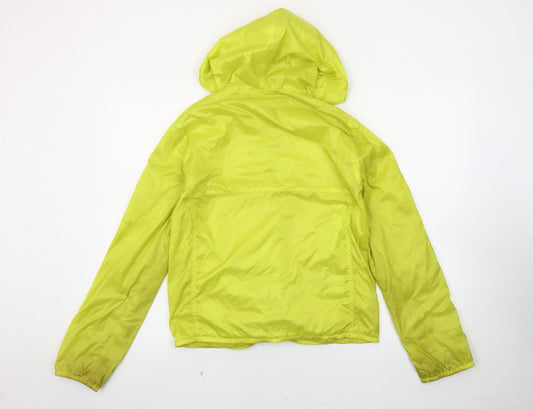 Karen Millen Women's Yellow Windbreaker Jacket Size 8