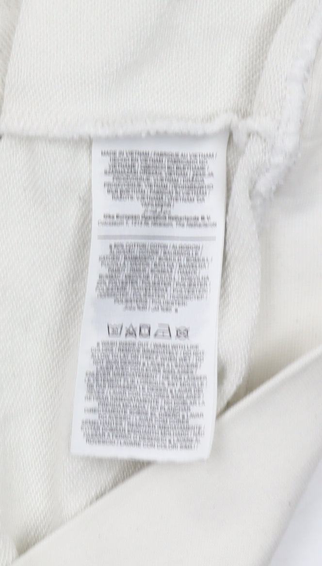Nike Men's White Sweatshirt M Logo Graphic Print