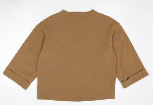 Moss Copenhagen Women's Brown XS Pullover Sweatshirt