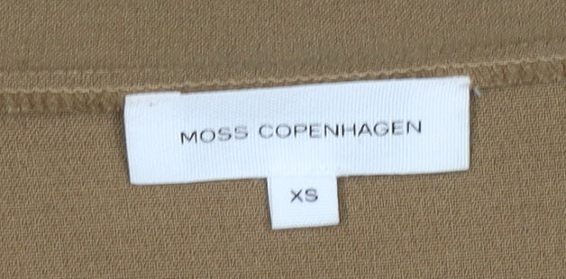 Moss Copenhagen Women's Brown XS Pullover Sweatshirt