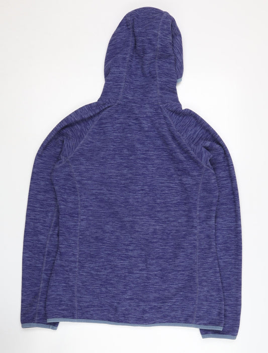 Mountain Warehouse Women's Blue Full Zip Hoodie - Size 12