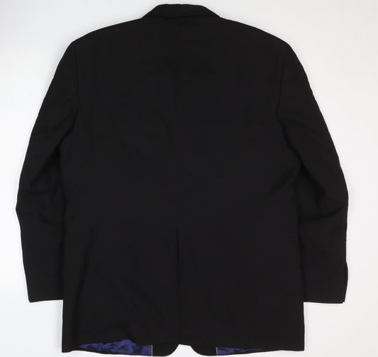 Next Men's Black Blazer 42S - Formal Style