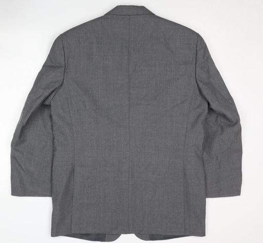 Greenwoods Men's Grey Blazer 40 Notch Classic
