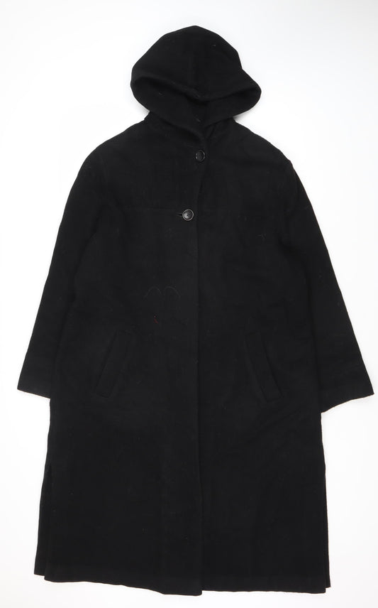 Berghaus Women's Black Long Wool Coat Size 14