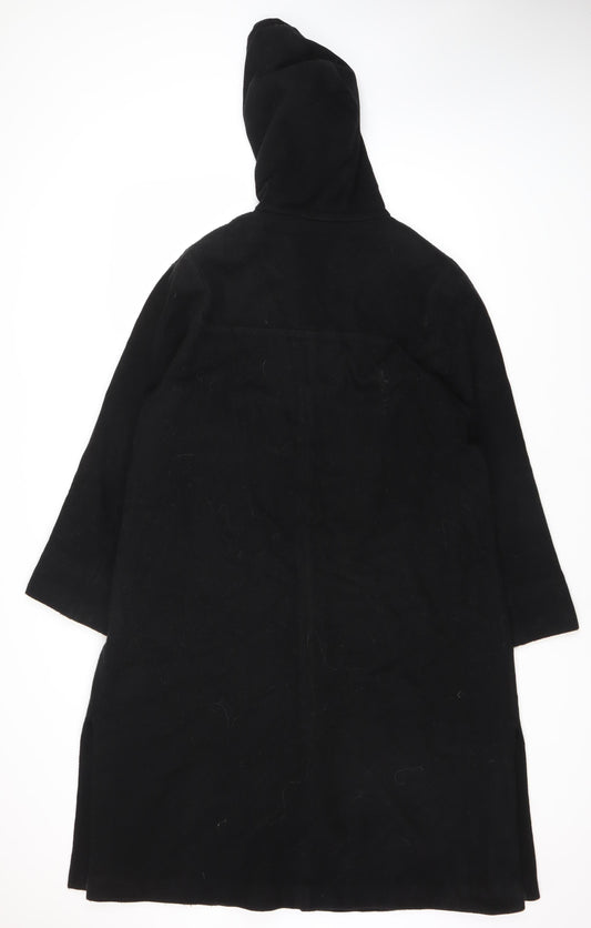 Berghaus Women's Black Long Wool Coat Size 14