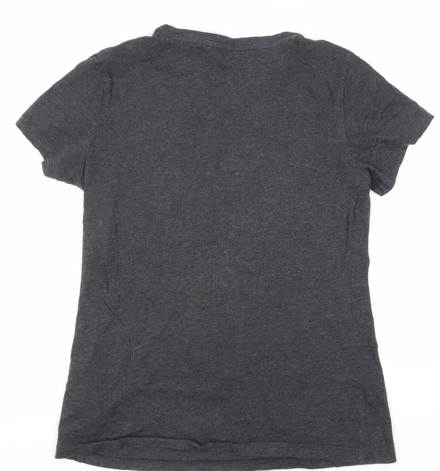 Puma Women's Black Crew Neck T-Shirt, Size S