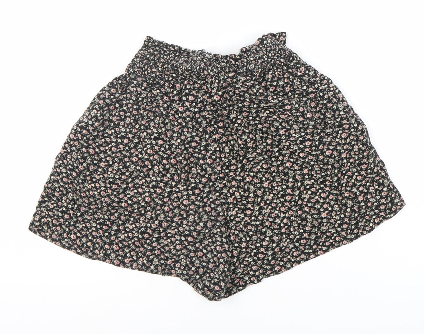 Hollister Women's XS Black Floral Casual Shorts