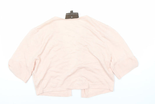 Fenn Wright Manson Women's Pink Open Front Cardigan Size 10