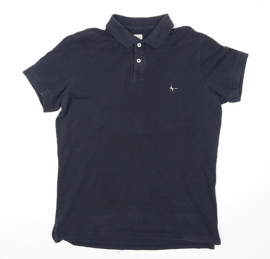 Jack Wills Men's M Blue Polo Shirt - Short Sleeves
