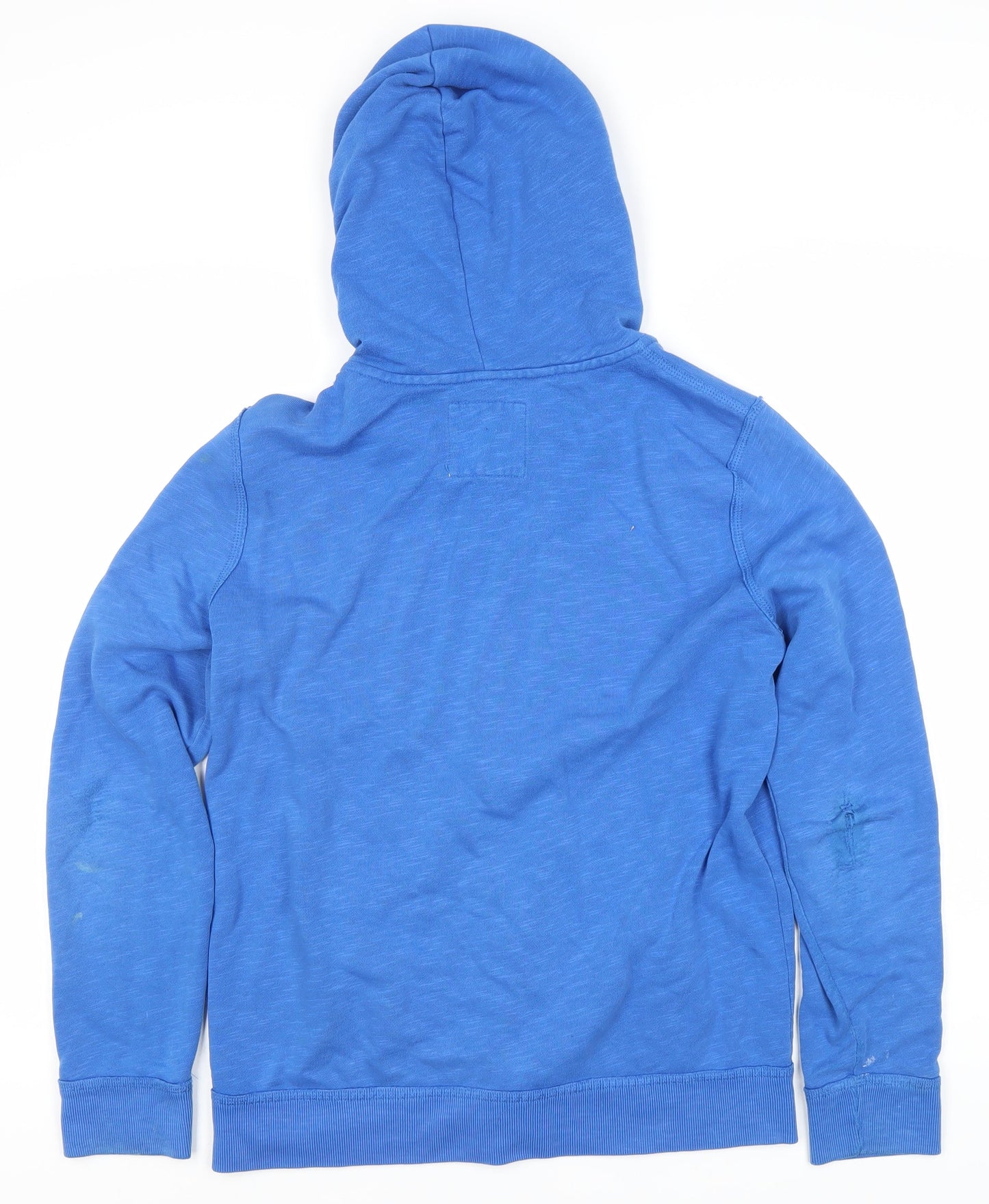 Hollister Men's Blue Full Zip Hoodie S
