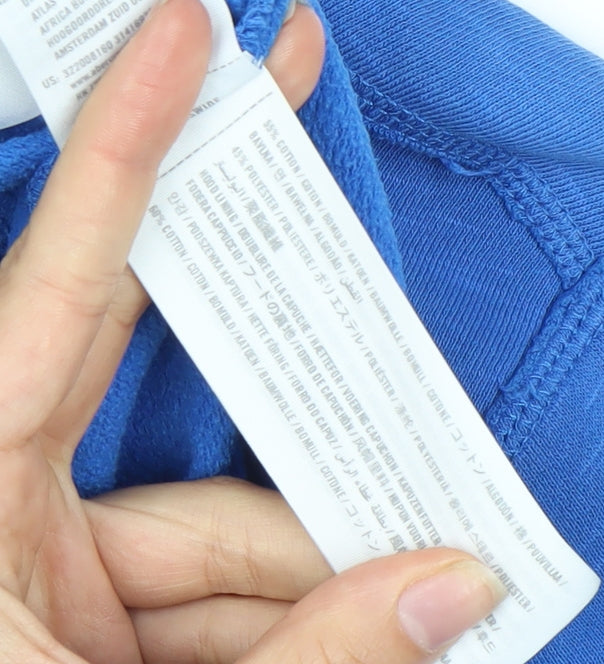 Hollister Men's Blue Full Zip Hoodie S