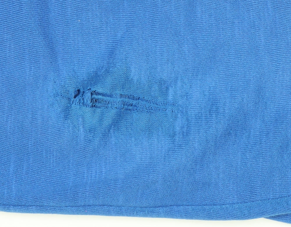 Hollister Men's Blue Full Zip Hoodie S