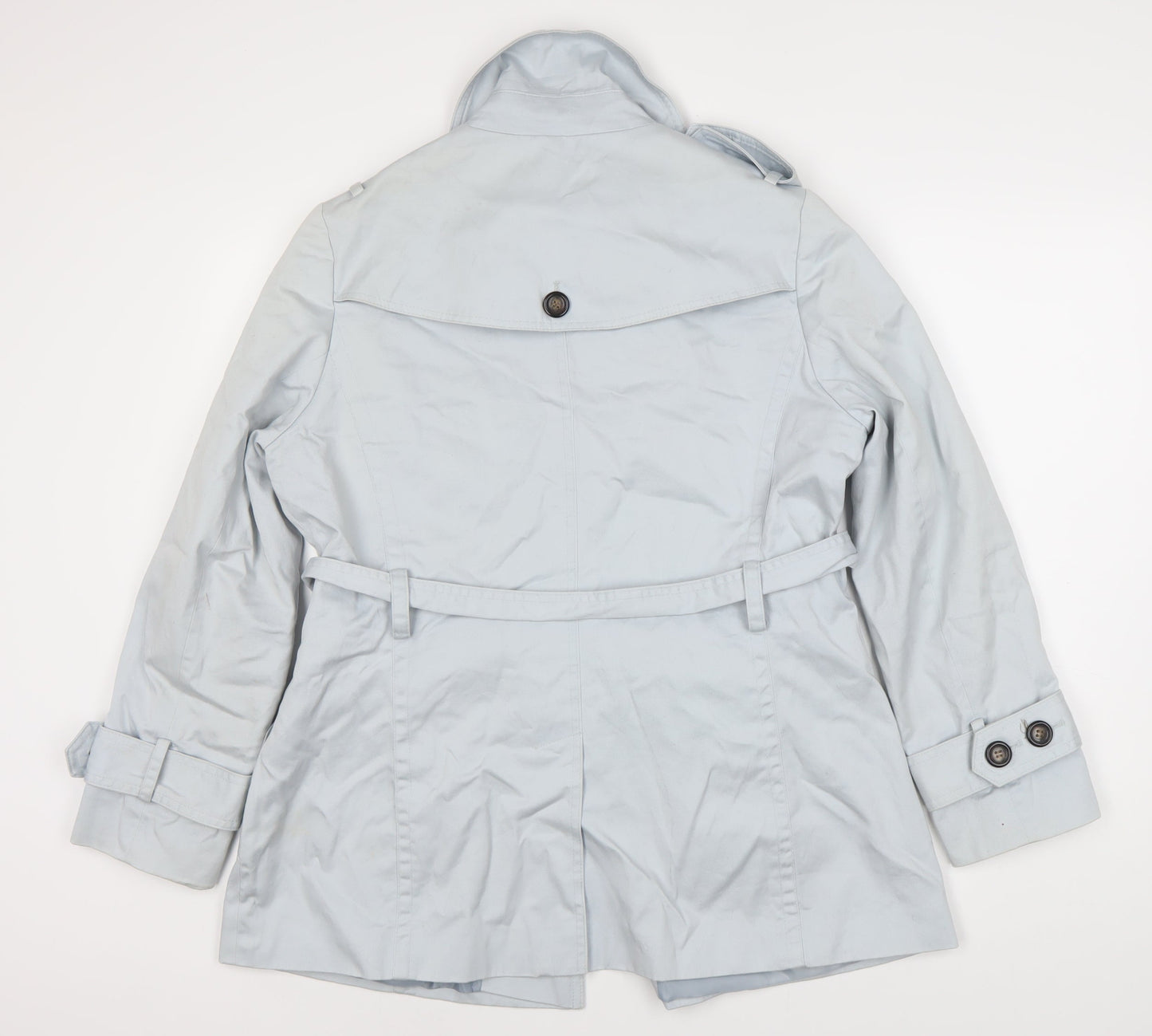 Lakeland Women's Blue Trench Coat Size 16
