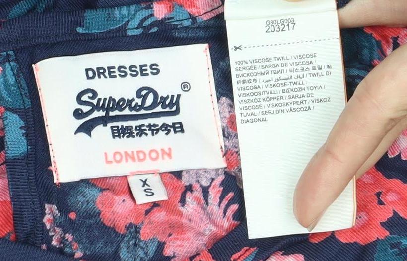 Superdry Women's Floral Fit & Flare Dress XS