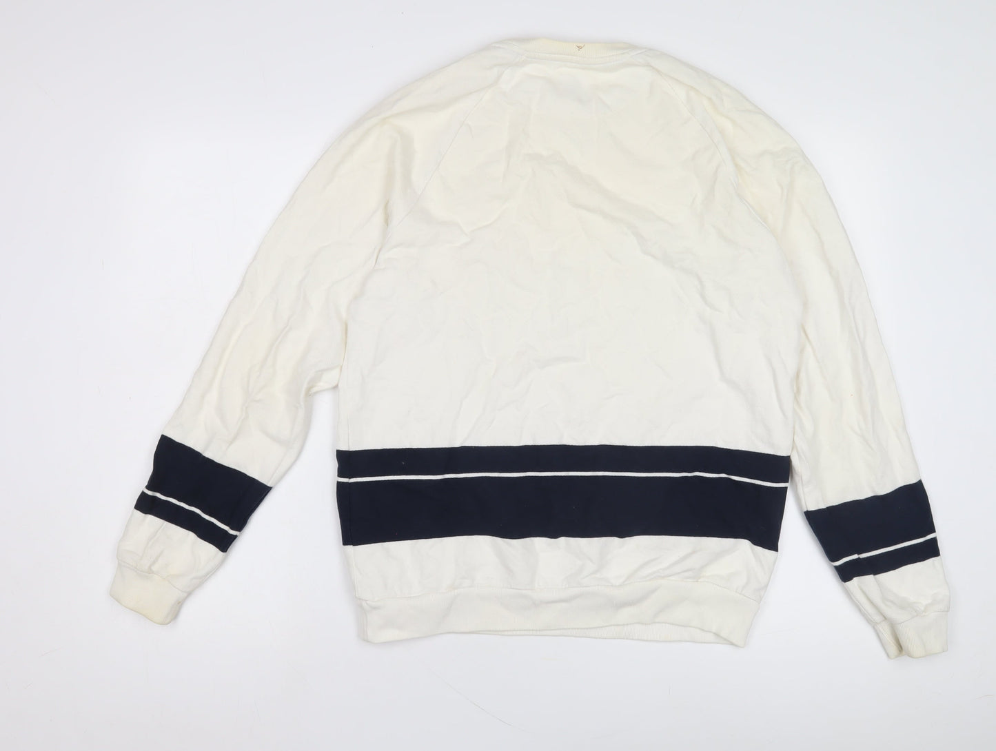 Jack Wills Men’s Ivory Logo Sweatshirt S