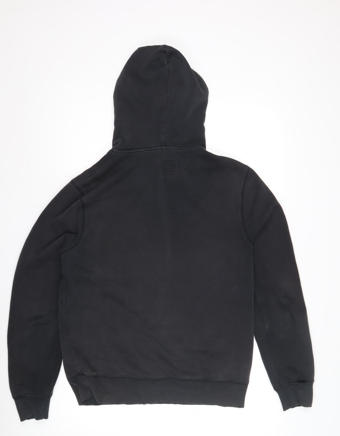 Jack Wills Men's Black Full Zip Hoodie with Logo