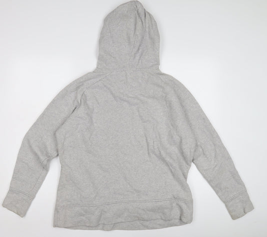 Reebok Unisex Grey Pullover Hoodie XL - Hooded, Logo, Fleece