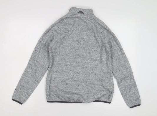 Trespass Women's Grey 1/4 Zip Sweatshirt Size S