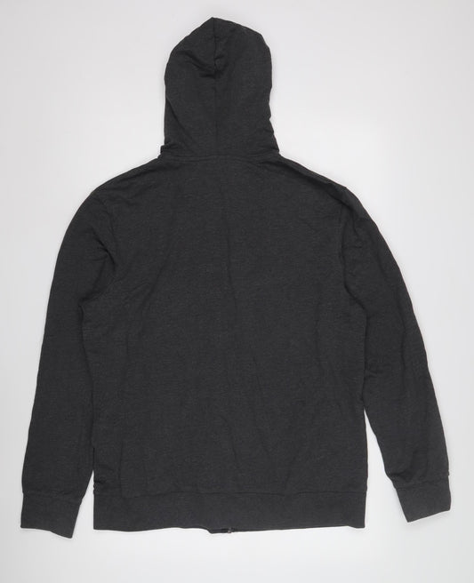 Jack & Jones Men's Black Hoodie XL Full Zip