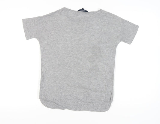 French Connection Women's Grey XS Crew Neck T-Shirt