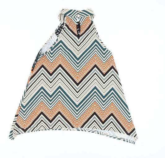 Oasis Women's Multicoloured Geometric S Blouse