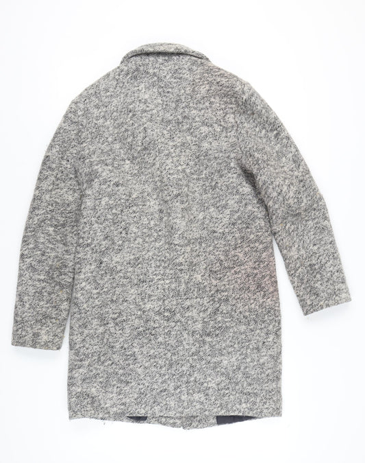 Mint Velvet Women's Grey Overcoat Size 12