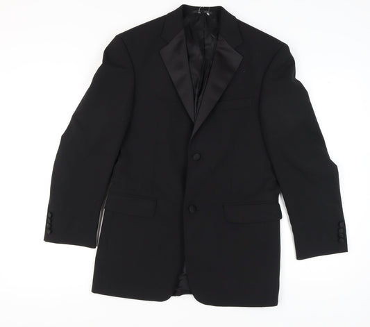 Moss Bros Men's Black Tuxedo Blazer 36R Formal
