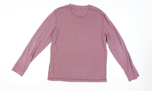 White Stuff Men's Purple Long Sleeve T-Shirt, Size L