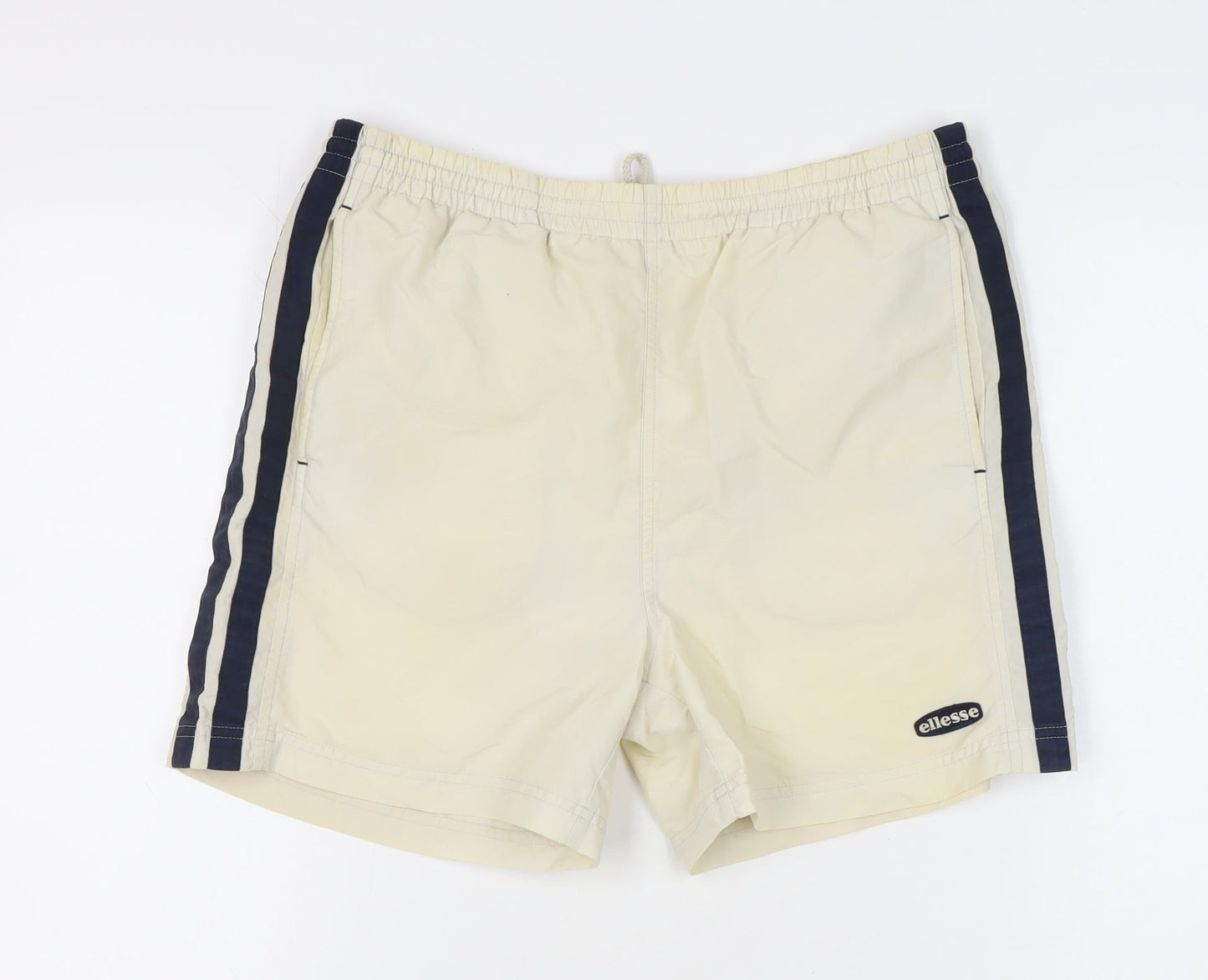 Ellesse Men's Beige Athletic Shorts Size S