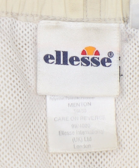 Ellesse Men's Beige Athletic Shorts Size S