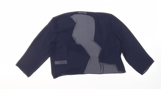 Jacques Vert Women’s Blue Kimono Blouse L