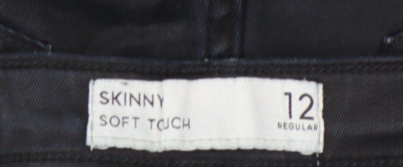 Women's Black Skinny Jeans Size 12 Regular Fit
