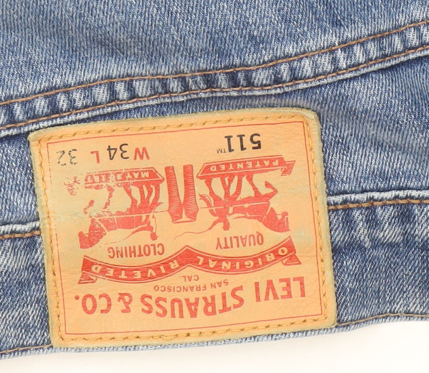 Levi's Men's Blue Slim Straight Jeans Size 34