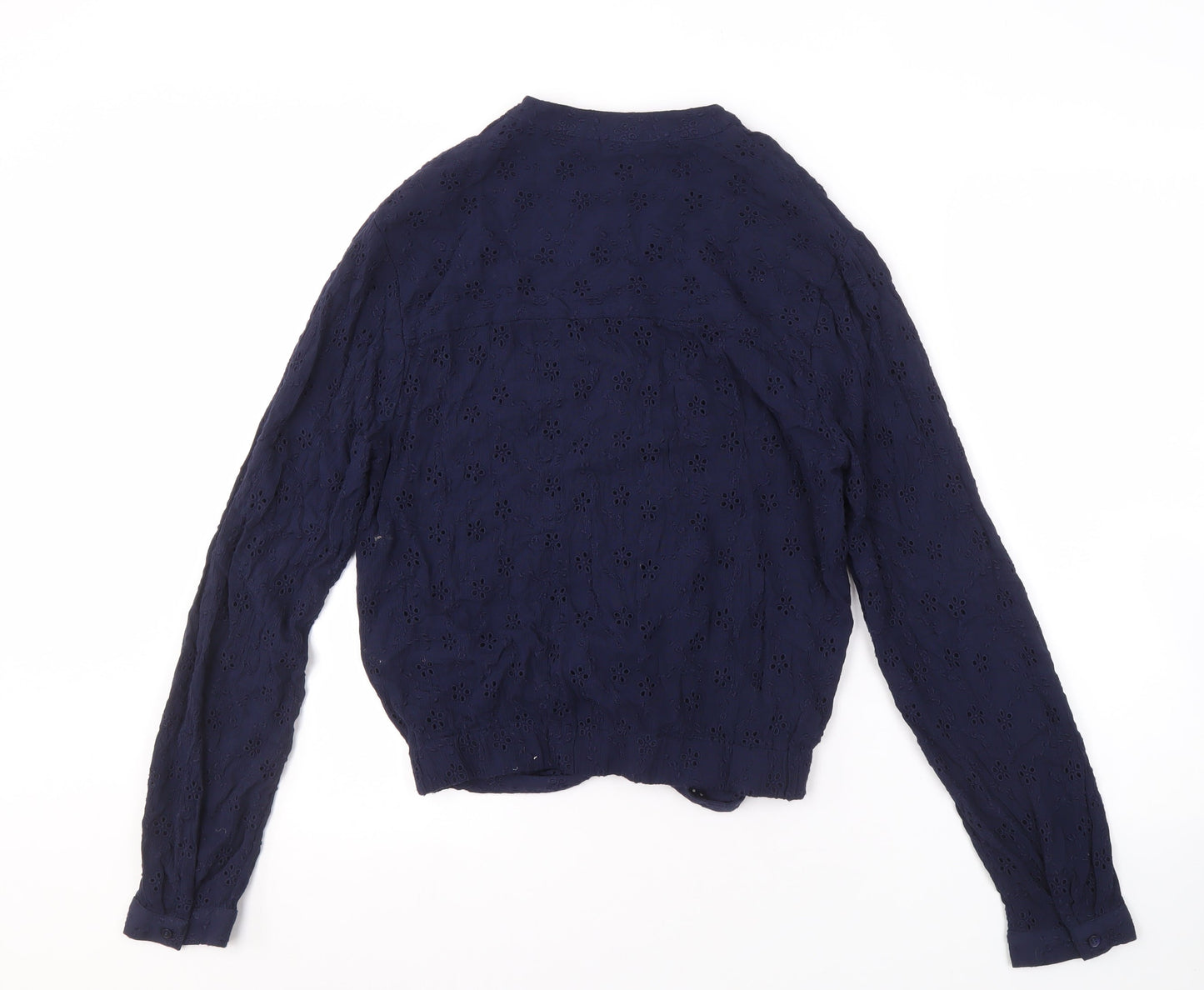 Superdry Women's Blue Long Sleeve Blouse Size 10