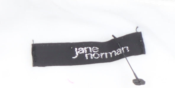 Jane Norman Women's Black White A-Line Asymmetric Dress