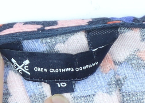 Crew Clothing Company Geometric Multicoloured Blouse 16