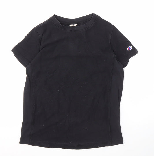 Champion Men's Black Medium Short Sleeve T-Shirt