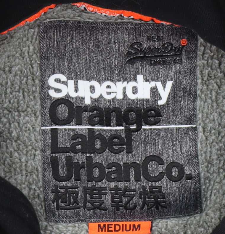 Superdry Men's Green Camouflage Pullover Hoodie M