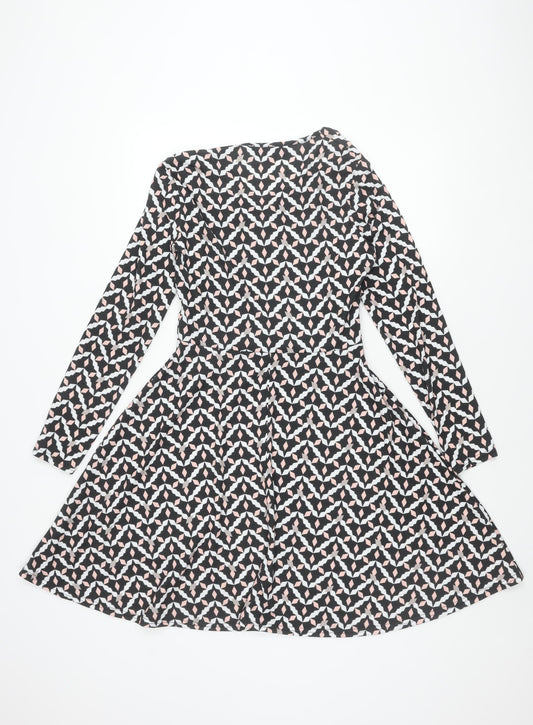 Karen Millen Women's Multicoloured Fit & Flare Dress